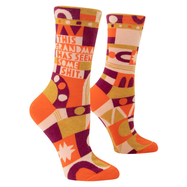 Blue Q This Grandma has Seen Some Sh*t Women's Crew Socks
