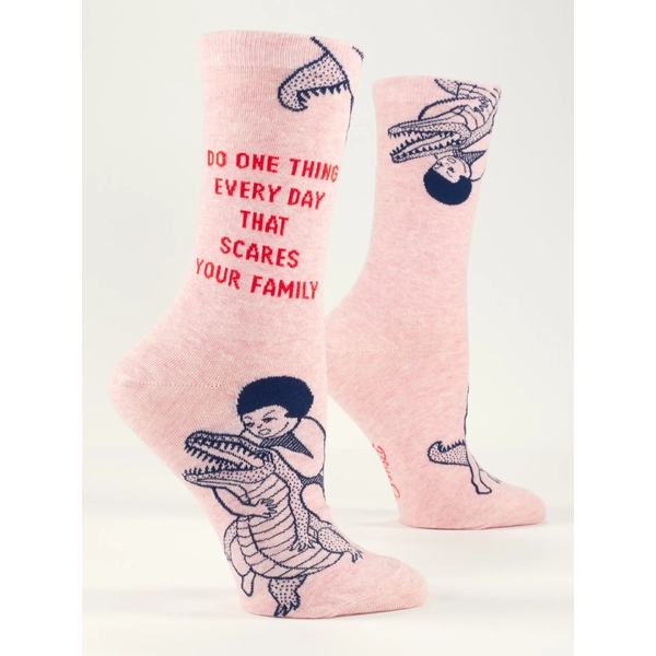 Blue Q Women's Socks Scares Your Family