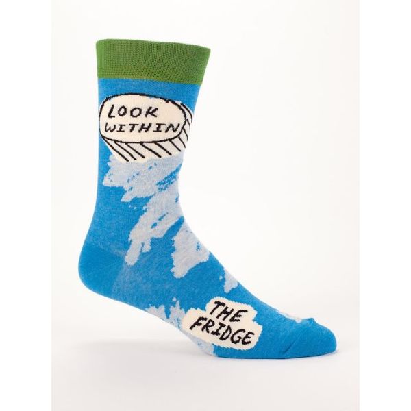 Blue Q Look Within The Fridge Men's Crew Socks