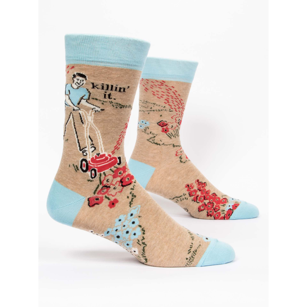 Blue Q Killin' it Men's Crew Socks