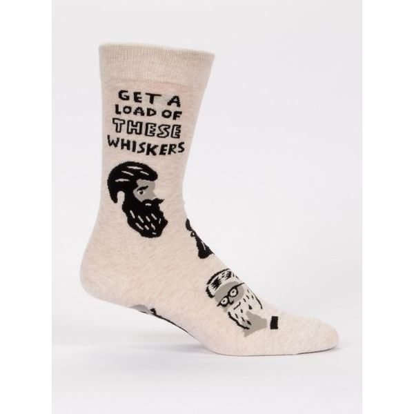 Blue Q Get A Load Of These Whiskers Men's Crew Socks
