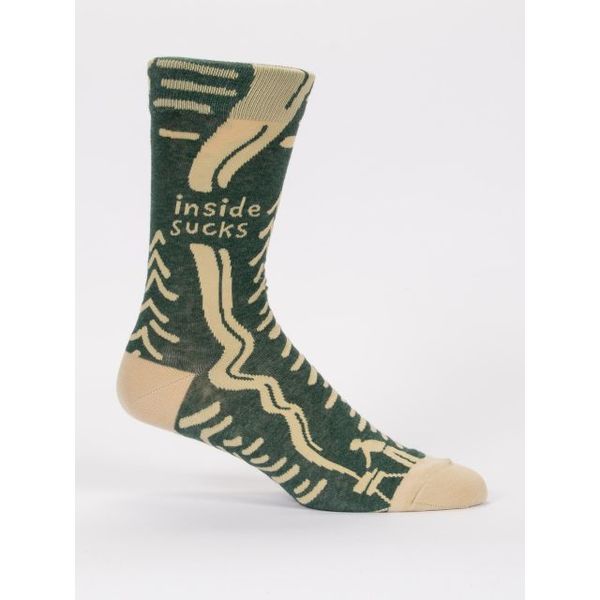 Blue Q Inside Sucks Men's Crew Socks