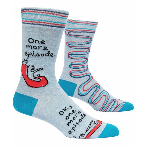 Blue Q One More Episode Men's Crew Socks