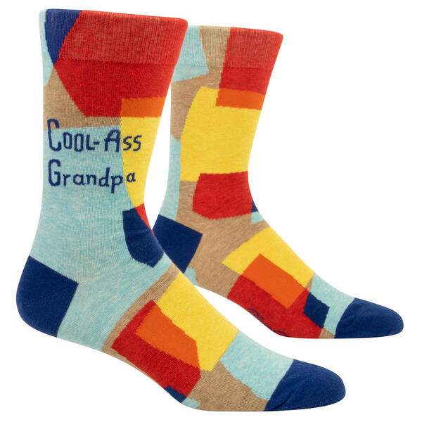 Blue Q Cool-Ass Grandpa Men's Crew Socks