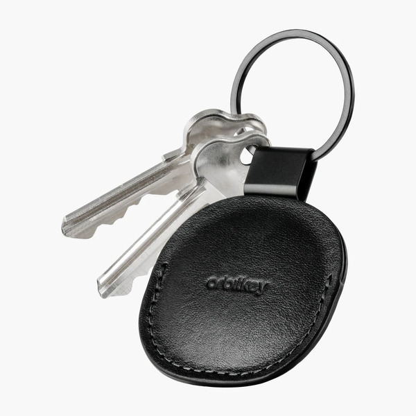 Orbitkey Leather Holder for AirTag Black