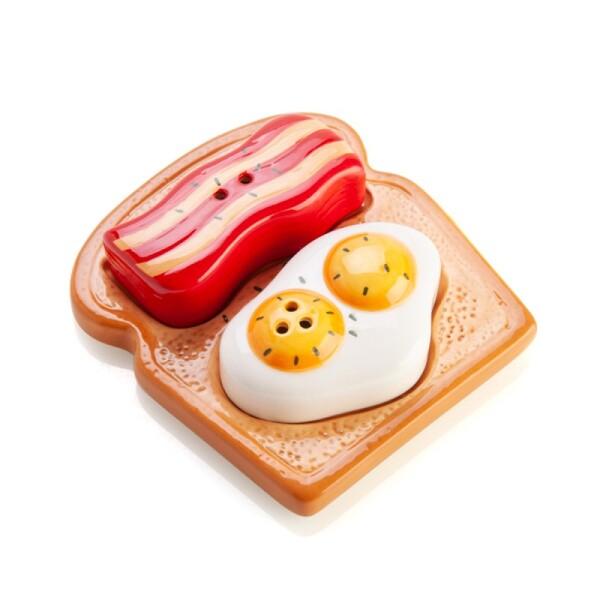 Salt & Pepper Set Bacon & Egg