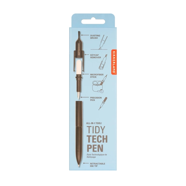 Kikkerland Tidy Tech Pen Black