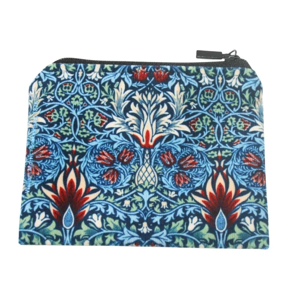 Museum Velour Coin Purse – Snakeshead ( William Morris, 1876 )