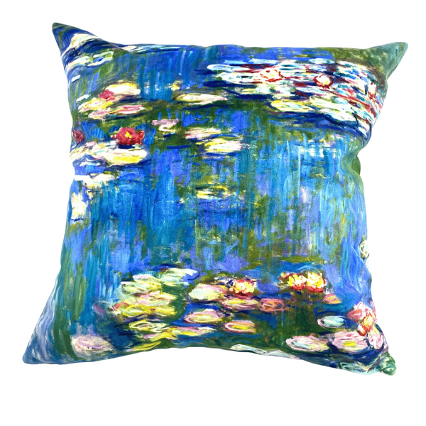 Velour Cushion Cover – Monet – Waterlilies