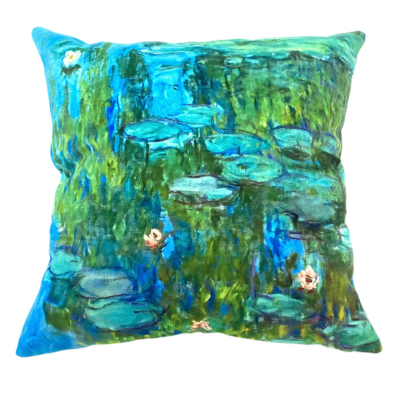 Velour Cushion Cover – Monet – Nympheas