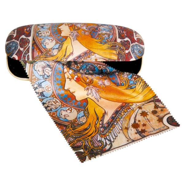 Plumeria Glasses Hard Case and Cloth - Zodiac