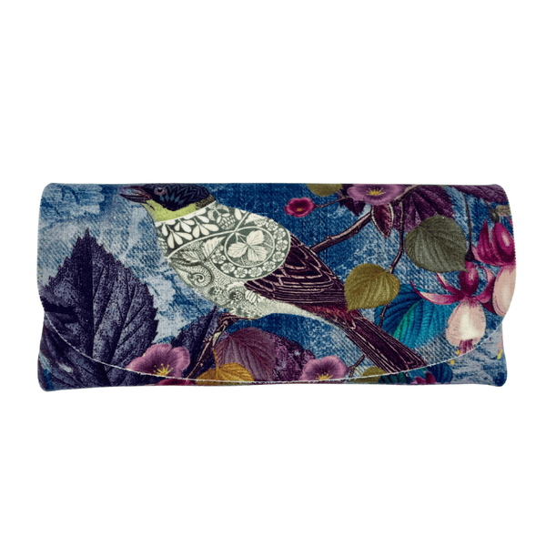 Museum Velour Glasses Case - (OIA) Bird & Lace
