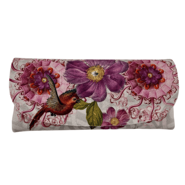 Museum Velour Glasses Case - (OIA) Bird of Paradise
