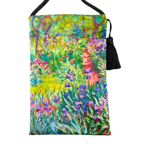 Velour Shoulder Pouch – Garden at Giverny