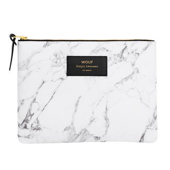 WOUF Large Pouch Marble