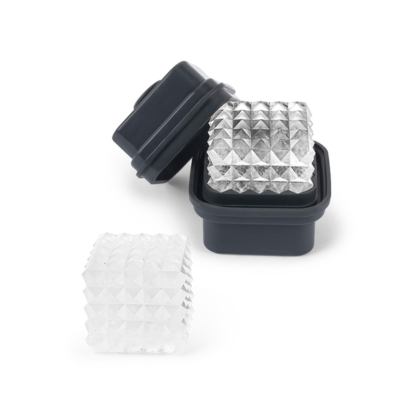 Peak Cocktail Ice Cube Prism- Charcoal