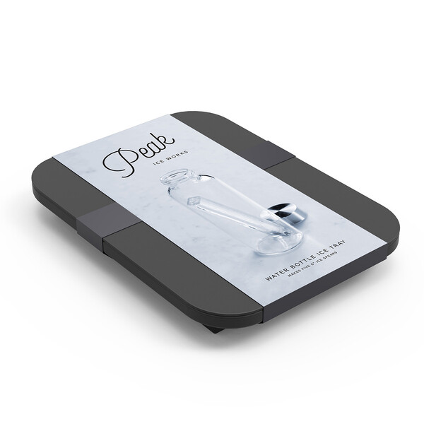 Peak Water Bottle Ice Tray Charcoal