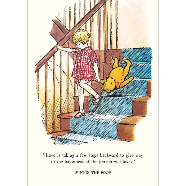 Winnie the Pooh Art Print - Few Steps Backwards
