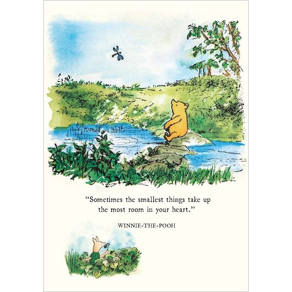 Winnie the Pooh Art Print - Smallest Things