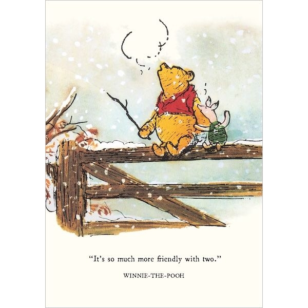 Winnie the Pooh Art Print - With Two