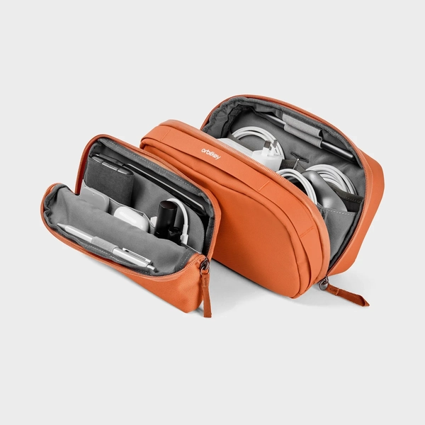 Orbitkey 2-in-1 Tech Pouch Terracotta
