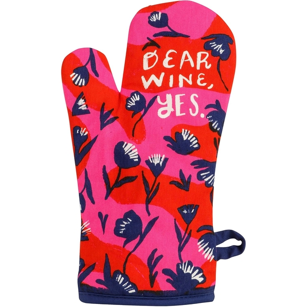 Blue Q Dear Wine Yes Oven Mitt