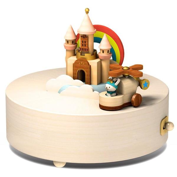 Wooderful Life Happy Clouds Castle Music Box ( IN STORE ONLY)