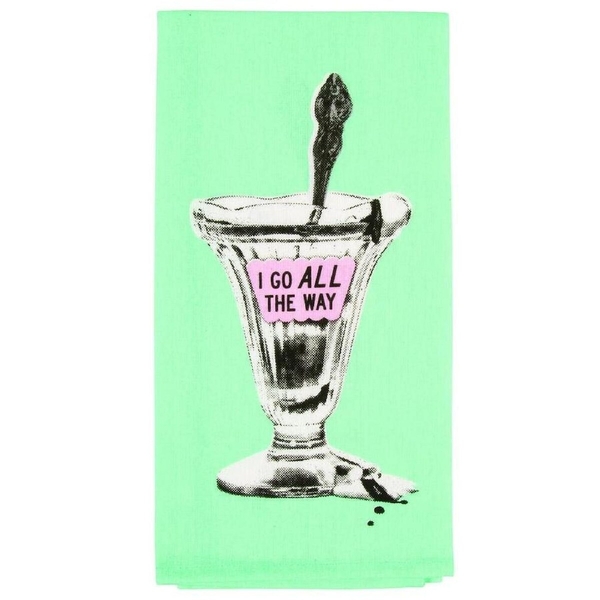 Blue Q Dish Towel I Go All The Way