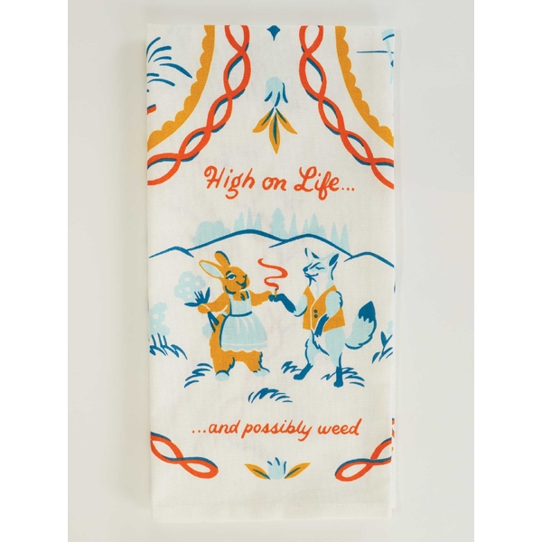 Blue Q Dish Towel High On Life