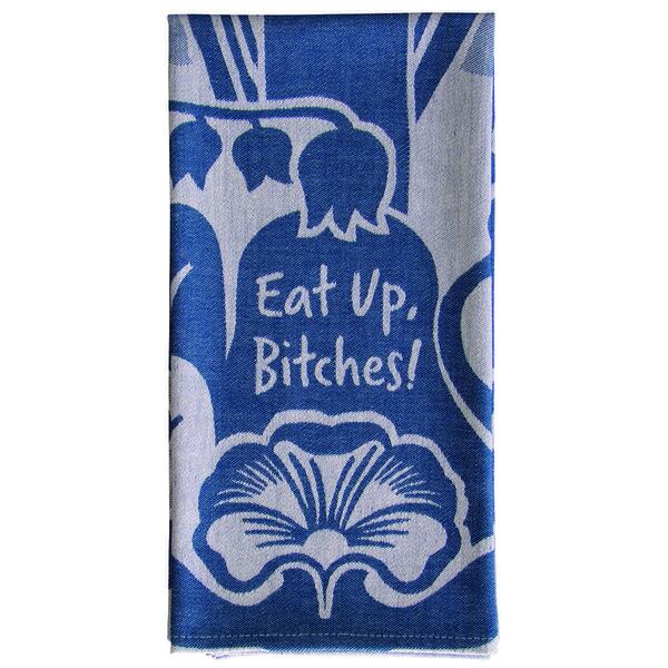 Blue Q Dish Towel Eat Up Bitches