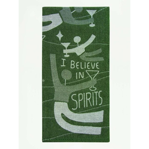 Blue Q Dish Towel I Believe in Spirits