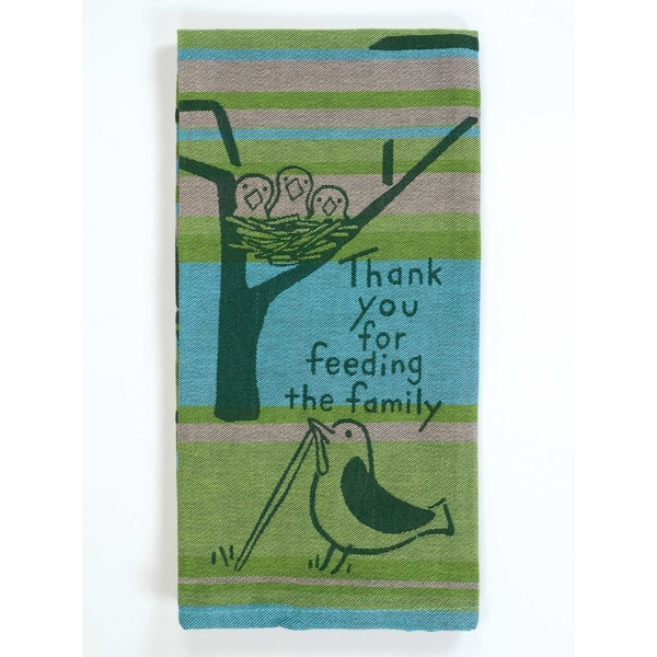 Blue Q Dish Towel Feeding The Family