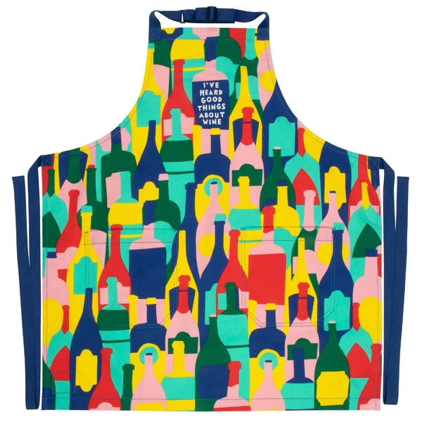 Blue Q Apron Good Things About Wine