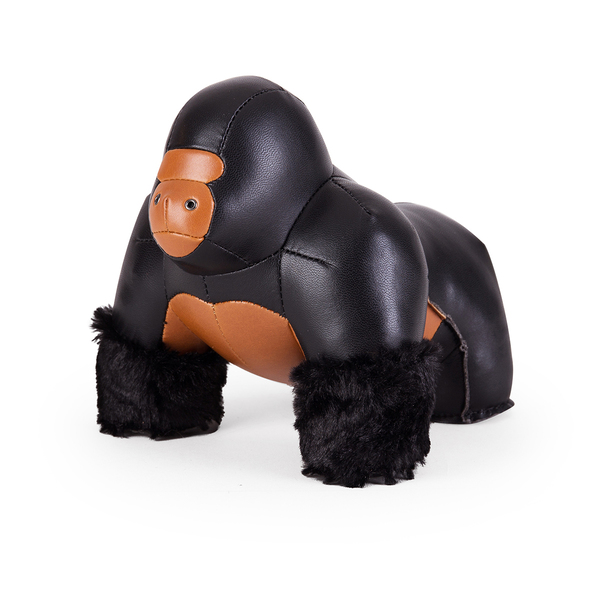 Zuny Bookend Gorilla Milo Black